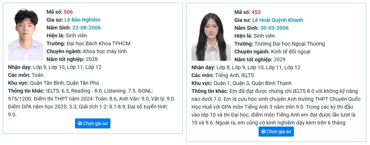 APP TÌM GIA SƯ NHÂN ĐỨC