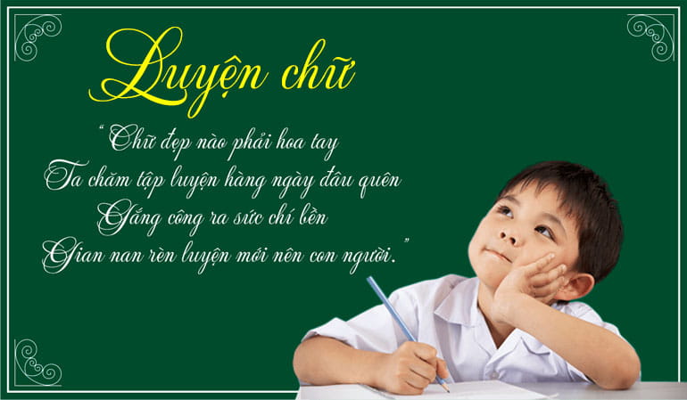 Gia Sư Luyện Viết Chữ Đẹp Tại Nhà