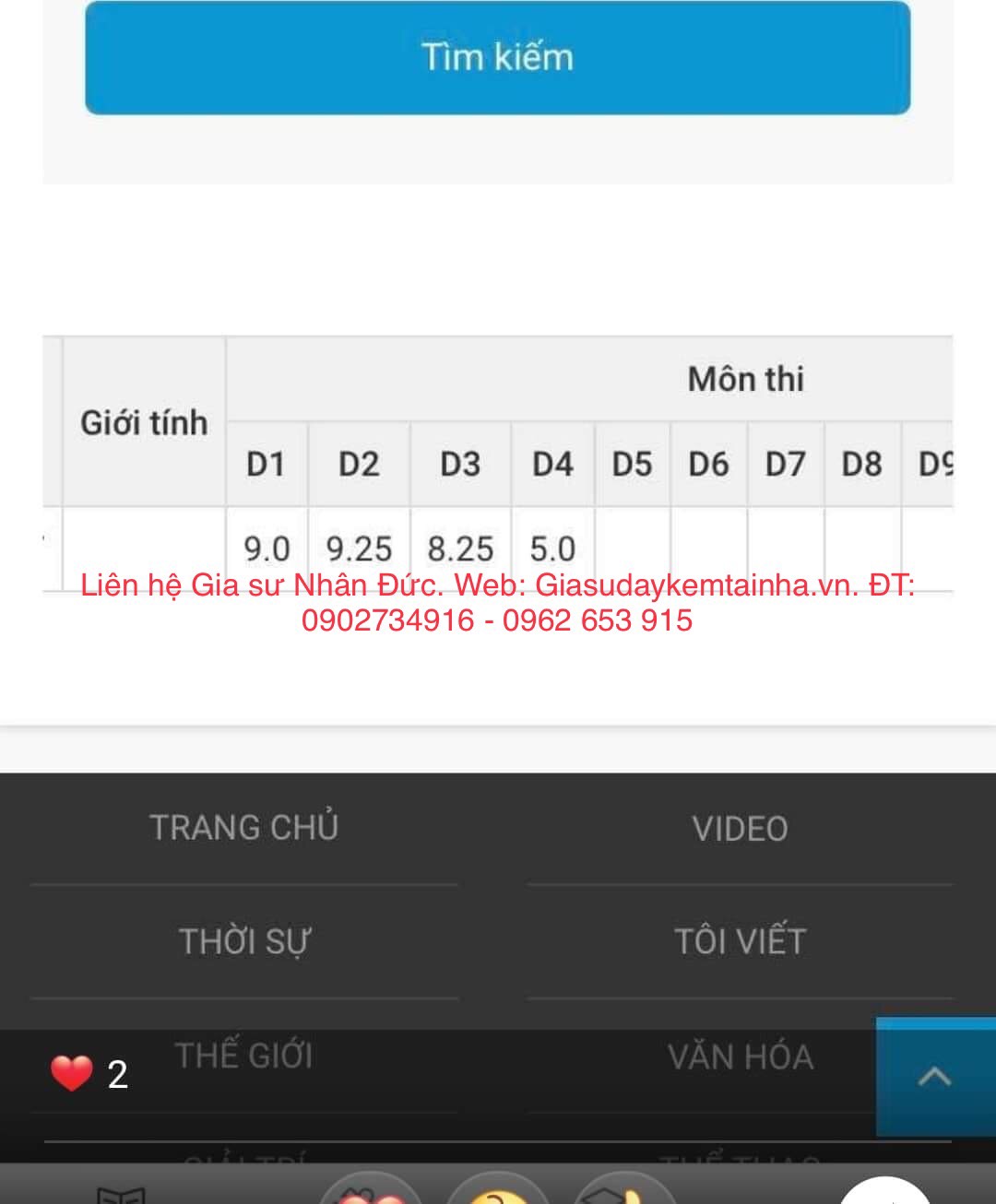 trung tâm gia sư