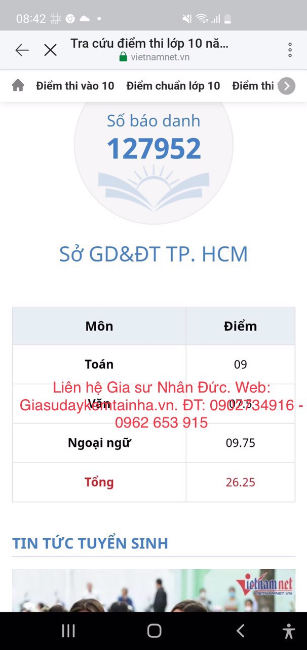 trung tâm gia sư